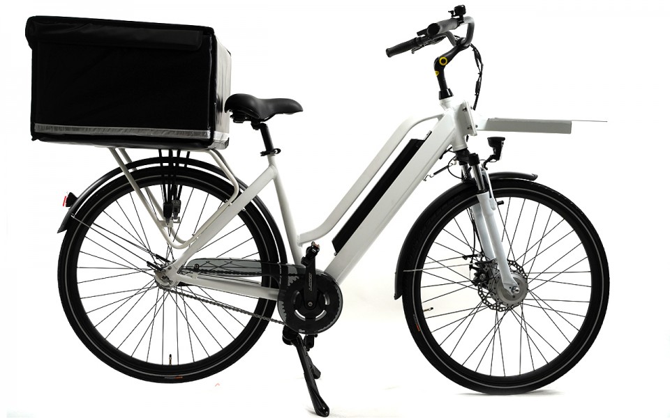 Bezorgfiets Premium deliverybike - Wit